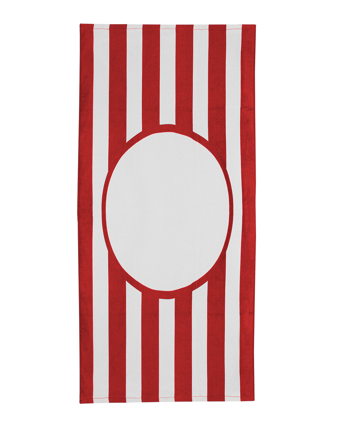 Carmel Towel Company C3060ST Printer Friendly Beach in Red size ONE | Cotton C3060PF, C3060PFCS