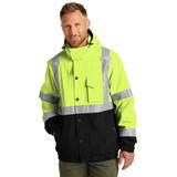 CornerStone CSJ501 ANSI 107 Class 3 Waterproof Insulated Ripstop Bomber Jacket in Safety Yellow size XL | Polyester