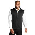 Port Authority F906 Collective Smooth Fleece Vest in Deep Black size XL | Polyester fleece