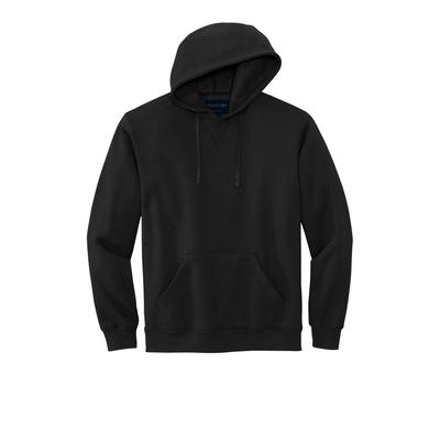 Volunteer Knitwear VL130H Chore Fleece Pullover Hoodie in Deep Black size Small | Cotton/Polyester Blend