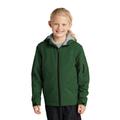 Sport-Tek YST56 Youth Waterproof Insulated Jacket in Forest Green size Medium | Polyesterfill