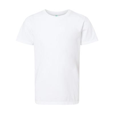 SoftShirts 402 Youth Organic T-Shirt in White size Small | Cotton