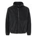 Burnside 3062 Men's Full-Zip Polar Fleece Jacket in Black size 2XL | Polyester