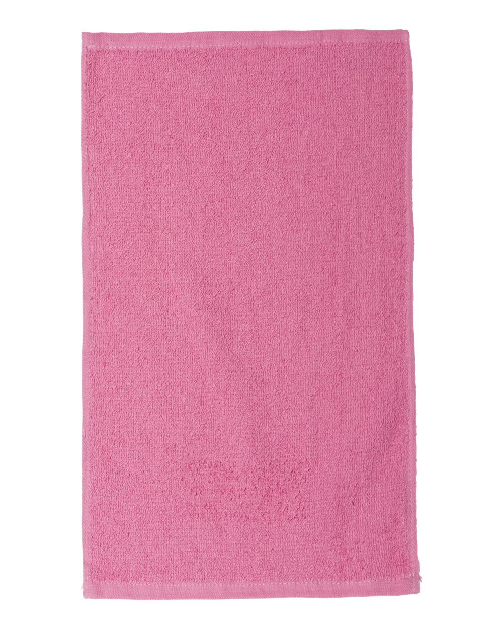 Q-Tees Q00T18 Budget Rally Towel in Azalea | Cotton Terry Velour T18