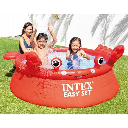 """INTEX Happy Crab Aufblasbarer Pool Easy Set 183x51 cm"""