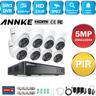 Annke - kit videosorveglianza 5MP H.265 Pro + Sorveglianza 5-in-1 dvr con 8 telecamere da esterno