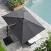 Crestlive Products 11 x 9 FT Outdoor Patio Offset Cantilever Umbrella