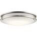 Kichler Avon 24" Wide LED Brushed Nickel Flush Mount Ceiling Light