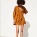 Zara Pants & Jumpsuits | Nwt Zara Open Work Embroidery Jumpsuit Dress In Xl | Color: Brown/Orange | Size: Xl