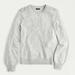 J. Crew Sweaters | J Crew Grey Crewneck Sweater. Embellished Shoulders. | Color: Gray | Size: S