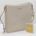 Michael Kors Bags | Michael Kors Jet Set Travel Large Messenger Crossbody Bag Light Cream Multi | Color: Gold/White | Size: Large