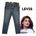 Levi's Jeans | Levis Mid Rise Skinny Denim Blue Jeans Women's 12 M | Color: Blue | Size: 12