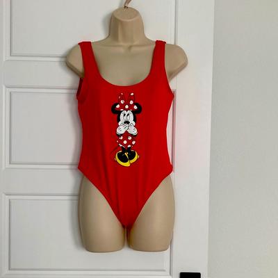 Disney Swim | Forever 21 X Disney Minnie Mouse 1 Pc Sz L | Color: Red | Size: L
