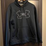 Under Armour Shirts | Men’s Black Under Armour Storm Big Logo Sweatshirt Size Medium | Color: Black | Size: M