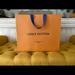 Louis Vuitton Other | Authentic Louis Vuitton Shopping Bag! 15"X12.5"X5.5" | Color: Blue/Orange | Size: Os