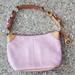 Dooney & Bourke Bags | Dooney & Bourke Small O Ring Pink All Weather Leather Shoulder Bag | Color: Brown/Pink | Size: Os