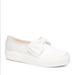 Kate Spade Shoes | Kate Spade X Keds White Satin Bow Slip On Sneakers | Color: White | Size: 7.5