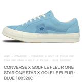 Converse Shoes | Converse X Golf Le Fleur One Star One Star X Golf Le Fleur - Blue | Color: Blue | Size: 5