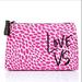 Victoria's Secret Bags | *Rare* Victoria Secret Love Vs Lips Make Up Bag | Color: Black/Pink | Size: Os