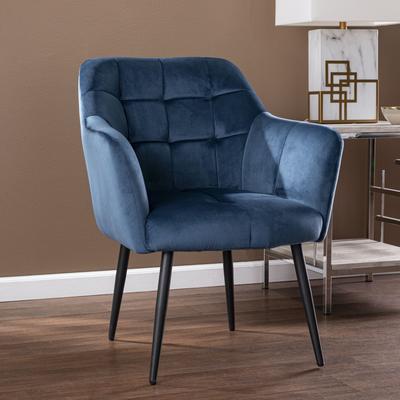 Trevilly Upholstered Accent Chair by SEI Furniture in Blue