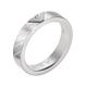 Emporio Armani Ring Für Männer Essential, Länge: 26mm, Breite: 26mm Silberner Edelstahlring, EGS2924040
