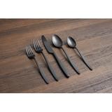 Cambridge Silversmiths 20-Piece Flatware Set, Service For 4 Stainless Steel in Black | Wayfair 513920CKW12R