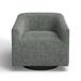 Armchair - Joss & Main Soverall 30.3" Wide Tufted Polyester Armchair in Gray | 28.5 H x 30.3 W x 32.3 D in | Wayfair