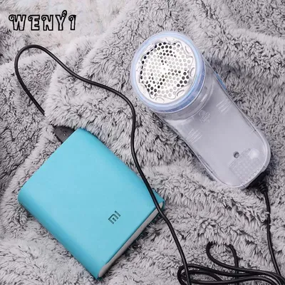 WENYI-Tondeuse à boules de poils pour pull prise de charge USB rasoir et grattoir