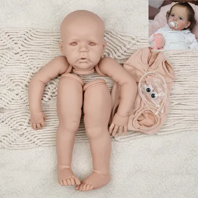 ADFO-Kit de poupées en silicone Sandie Reborn vinyle inachevé bricolage pièces de jouet réaliste