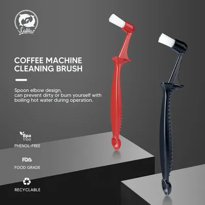 Icafilas-Brosse à café pour machine Delonghi accessoire de nettoyage avec manche en plastique