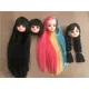 Licca johnny – tête de poupée à cheveux longs doux accessoires pour enfants Collection de