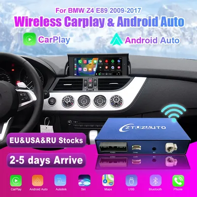 CarPlay sans fil pour BMW Z4 E89 2009-2018 avec Android Auto Mirror Link AirPlay navigation