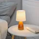 Milkshake-Lampe de nuit LED plissée en céramique pour chambre à coucher éclairage intérieur lampe