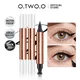 O.TW O.O-Eyeliner noir résistant à l'eau et aux taches crayon à barrage liquide outil de