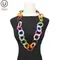 UEllBAY-Collier pendentif en perles multicolores pour femme, colliers de la présidence, bijoux de fête cosplay, cadeau de luxe, accessoires féminins, nouveau