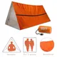 Abri d'urgence pour 2 prêts hypothécaires kit de tente de bivouac de survie couverture thermique