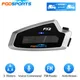 Fodsports FX2 casque de moto casque 3 personnes appairage 1000m interphone IP65 effet étanche prise