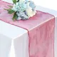Chemin de Table en Organza pour fête de mariage décoration de Banquet chemin de Table en tissu