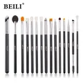 BEILI-Ensemble de pinceaux de maquillage professionnels outils de maquillage eye-blogueur fard à