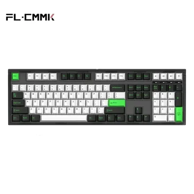 FL-ESPORTS – clavier mécanique personnalisé 108 touches Mode unique échange à chaud PBT