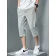 Short de Sport en Coton avec Poches à Fermeture Éclair pour Homme Vêtement Aéré de Style Baggy