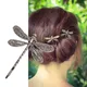 Prairie-Épingle à cheveux libellule en forme d'insecte pince à cheveux vintage style de coiffure