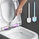 Brosse de toilette en Silicone accessoires de salle de bains ensemble de Wc ensemble de toilettes