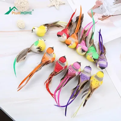 Mousse artificielle plume Simulation oiseau bricolage fête artisanat ornement accessoires maison