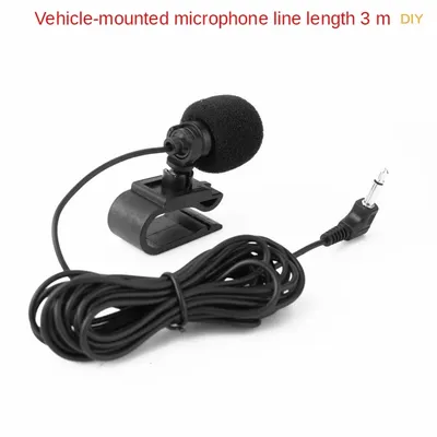 Microphone à condensateur externe de navigation automobile interphone de positionnement collant