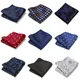 Mouchoir de poche de luxe en soie multicolore nouveau design 126 pochette carrée à pois livraison