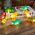 Guirxiété lumineuse LED dinosaure pour enfants lumière d'animal nickel é lumière de Noël