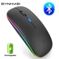 Souris sans fil Bluetooth S20 aste silencieuse ergonomique USB 1600 ug I accessoires pour