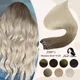 Full Shine-Extensions de Trame de Cheveux Humains Mèches de Cheveux Humains Blond Ombré 100g