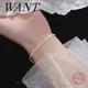 WANTcloser-Bracelet à breloques en argent regardé 925 véritable pour femme bracelet chic brillant